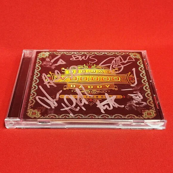 Big Bad Voodoo Daddy Rattle Them Bones CD 2012 Signed